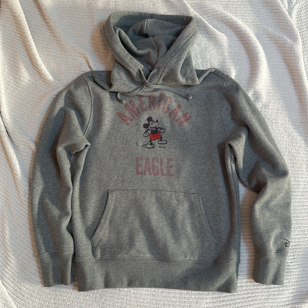 Disney x AE Collab Mickey Mouse Super Soft Fleece Hoodie - Picture 10 of 10